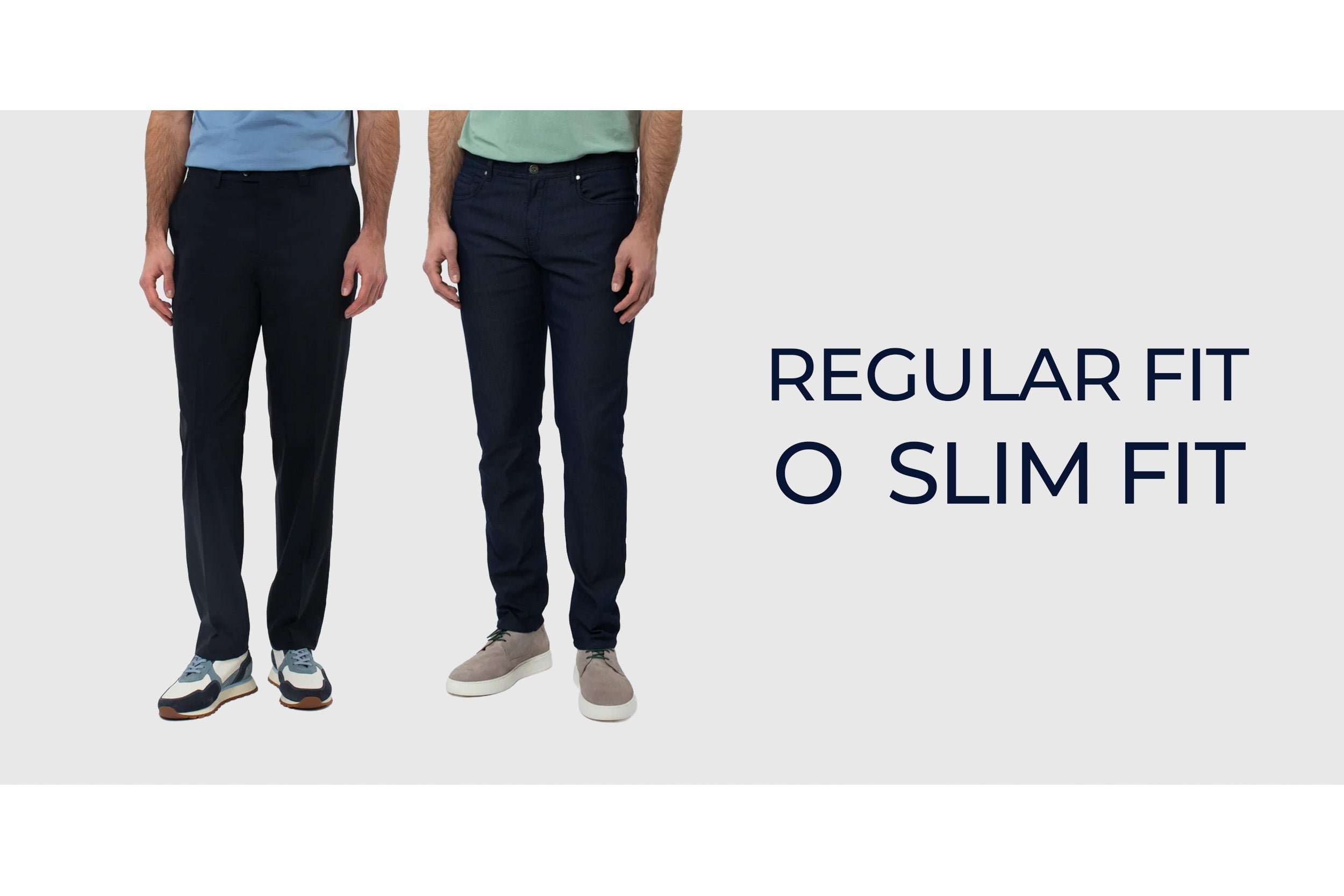 Regular fit o slim fit: diferencias entre cortes de prendas