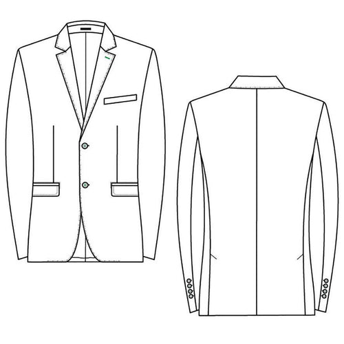 Regular fit knit blazer