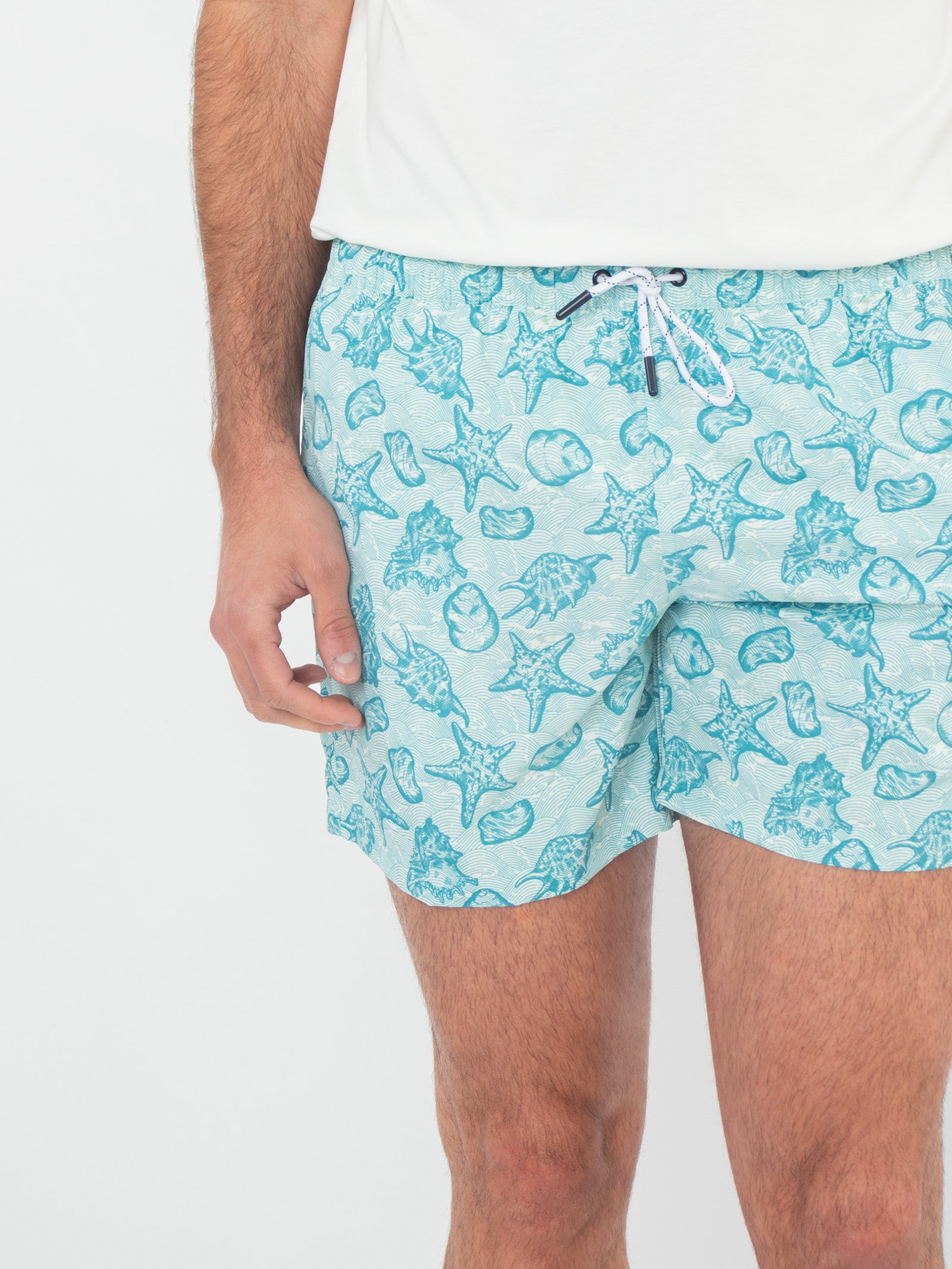 Bañador estampado marino