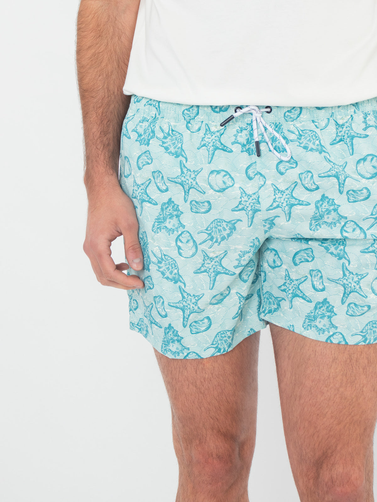 Bañador estampado marino