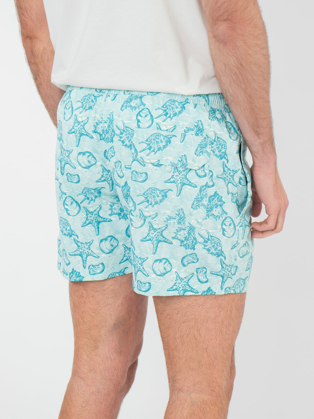 Bañador estampado marino