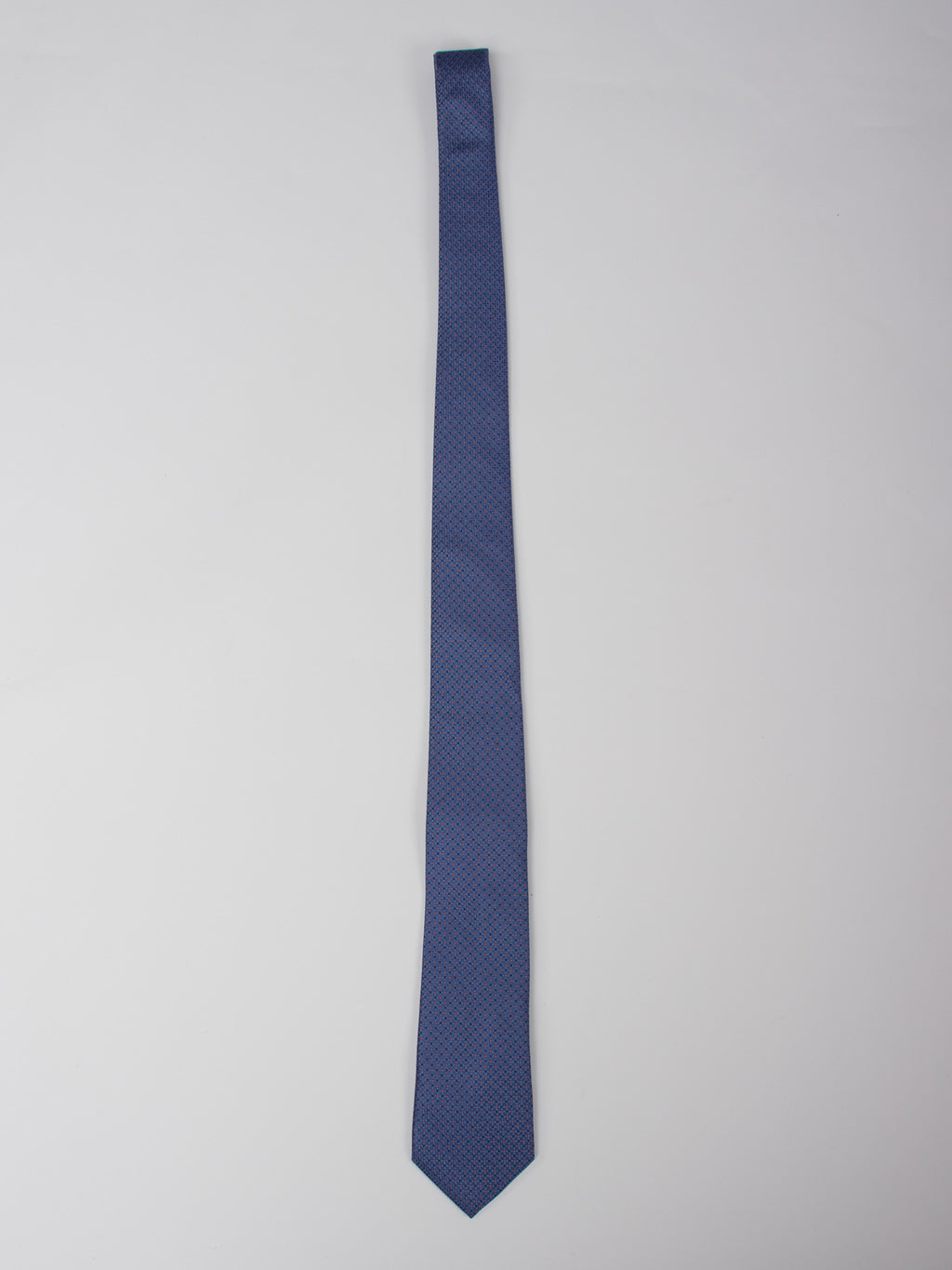 Corbata seda microdibujo