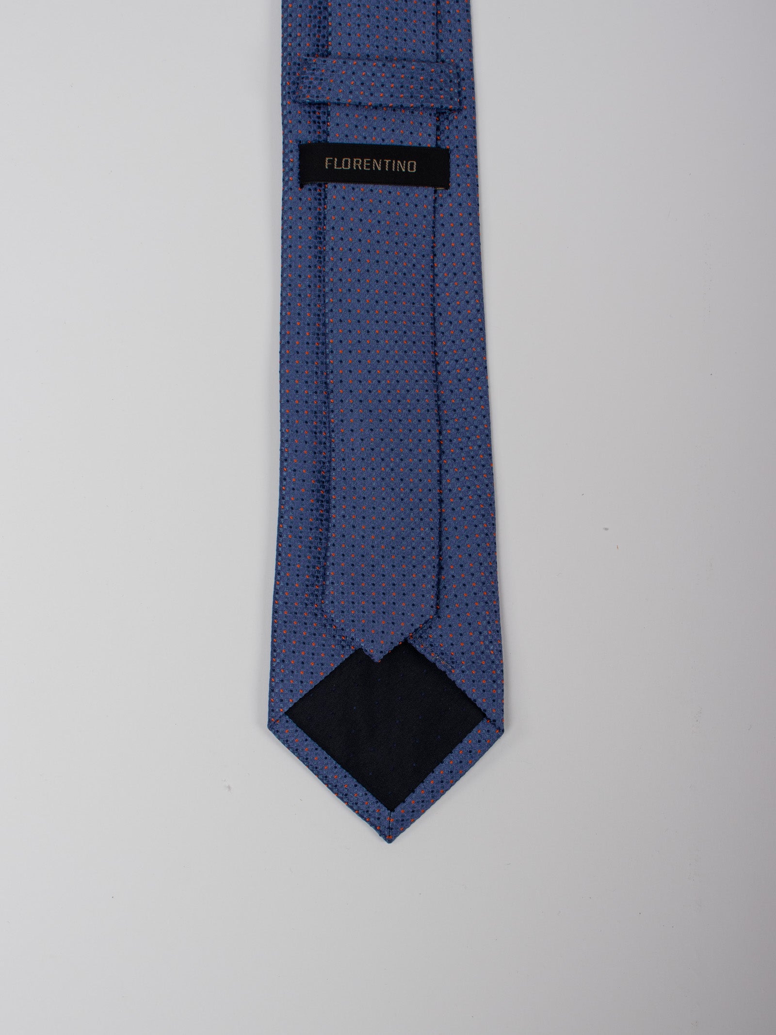 Corbata seda microdibujo