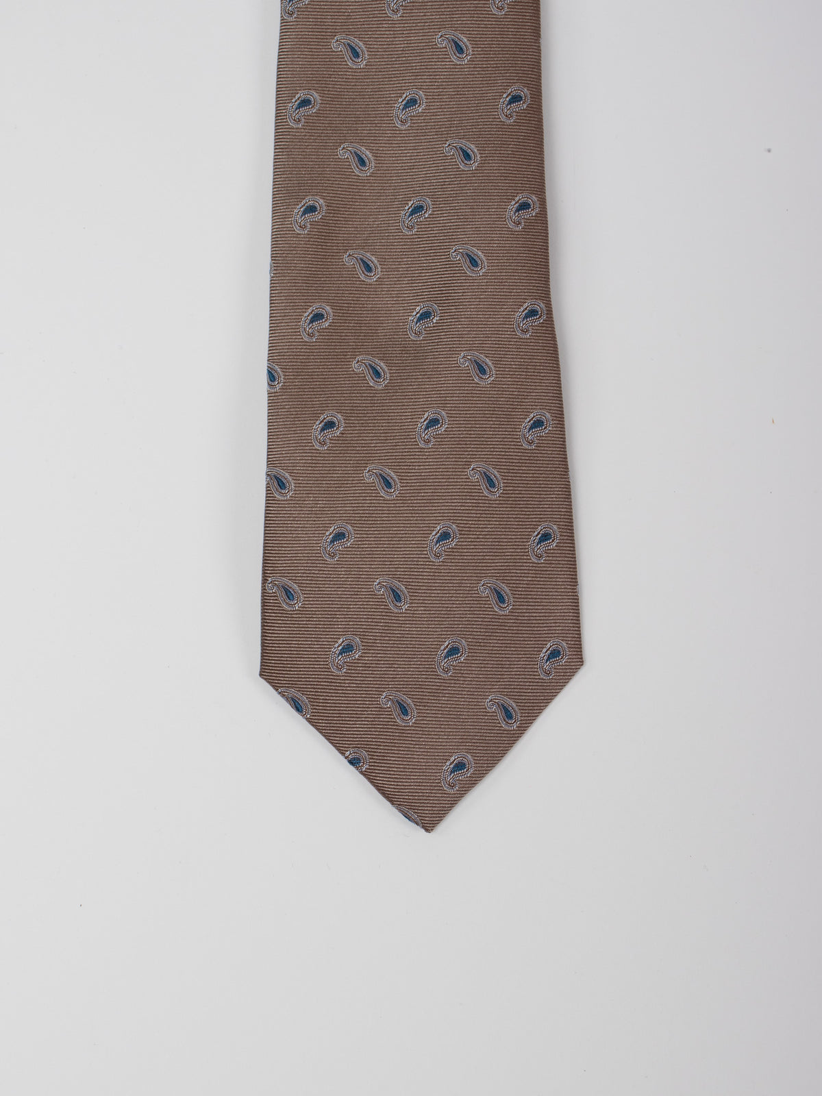 Corbata seda motivo paisley