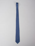 Corbata seda motivos geométricos