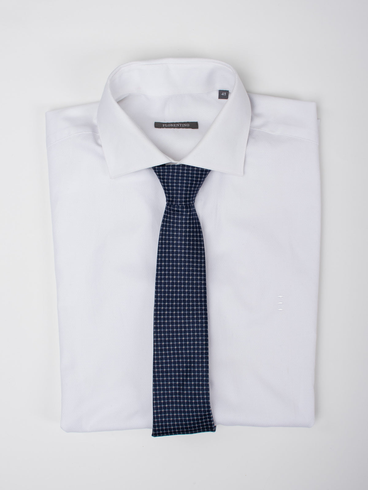 Corbata seda motivos geométricos