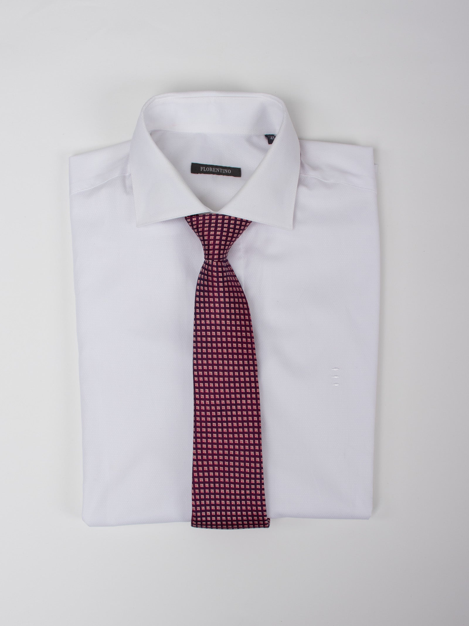 Corbata seda motivos geométricos