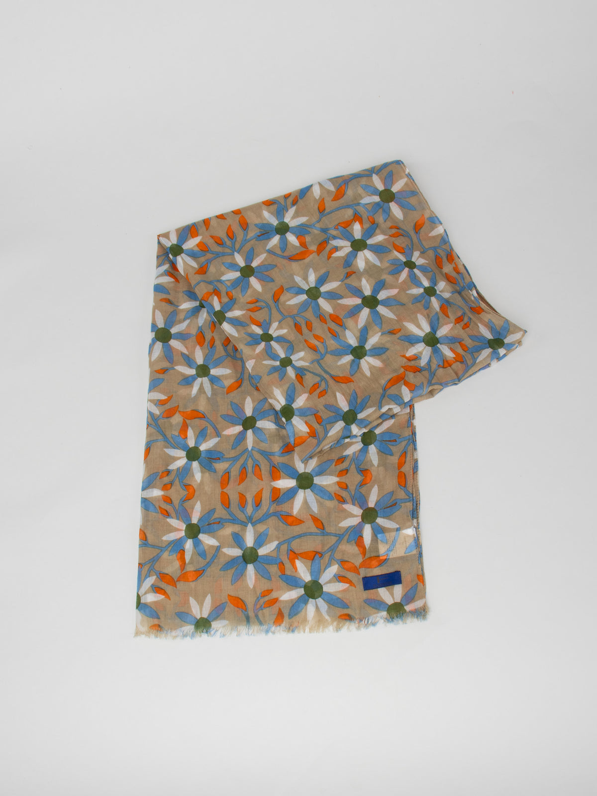 Fular estampado flores