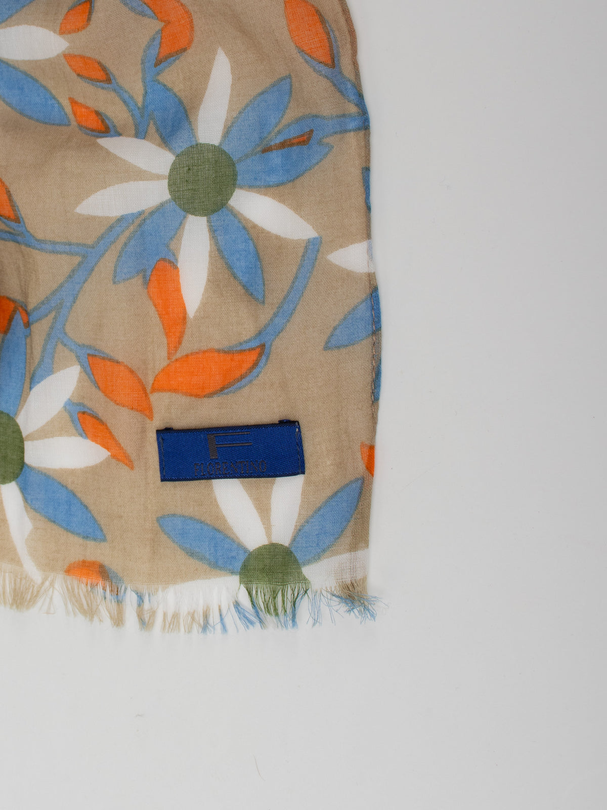 Fular estampado flores
