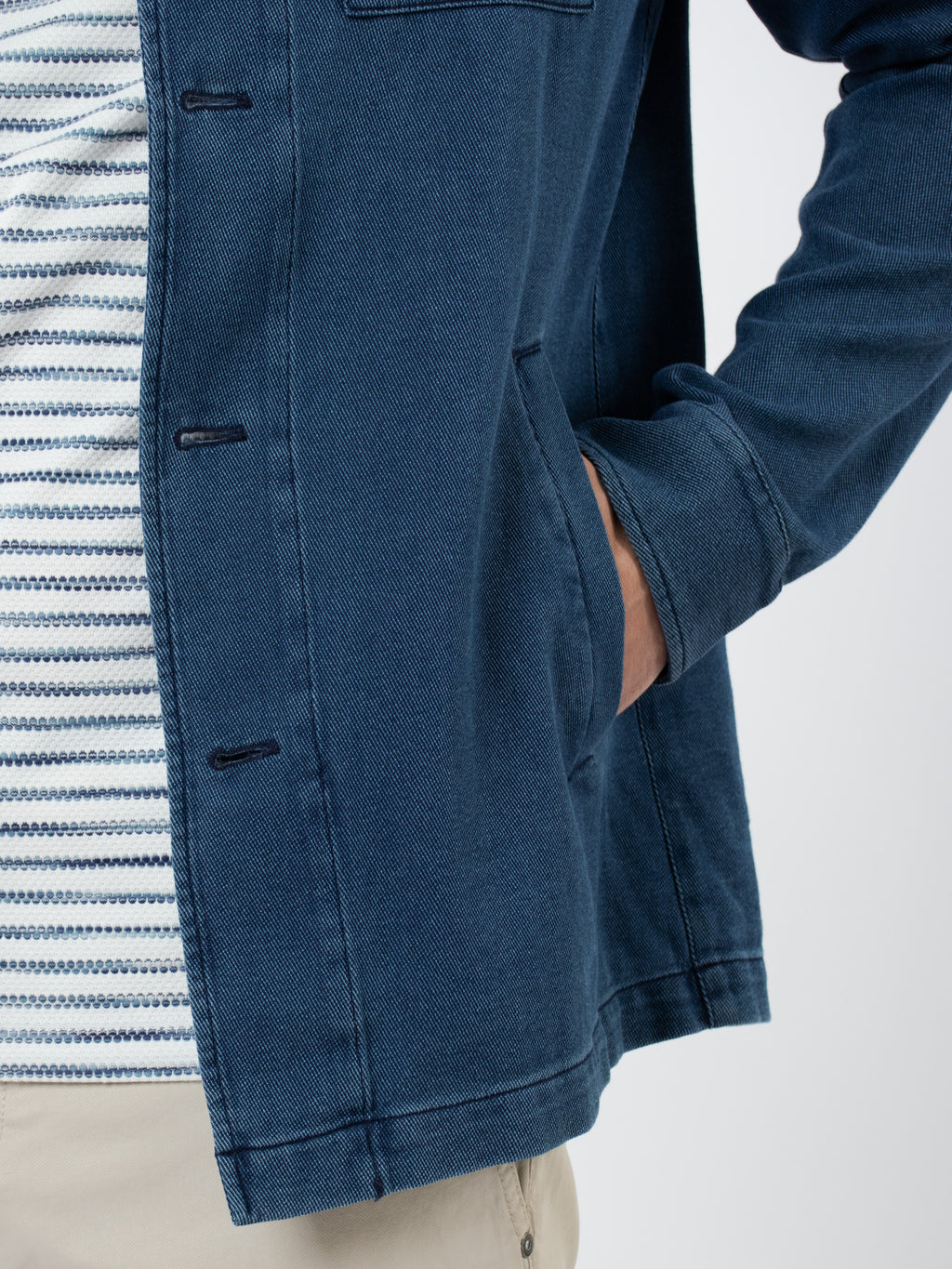 Sobrecamisa denim slim fit
