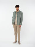 Sobrecamisa micro-espiga slim fit
