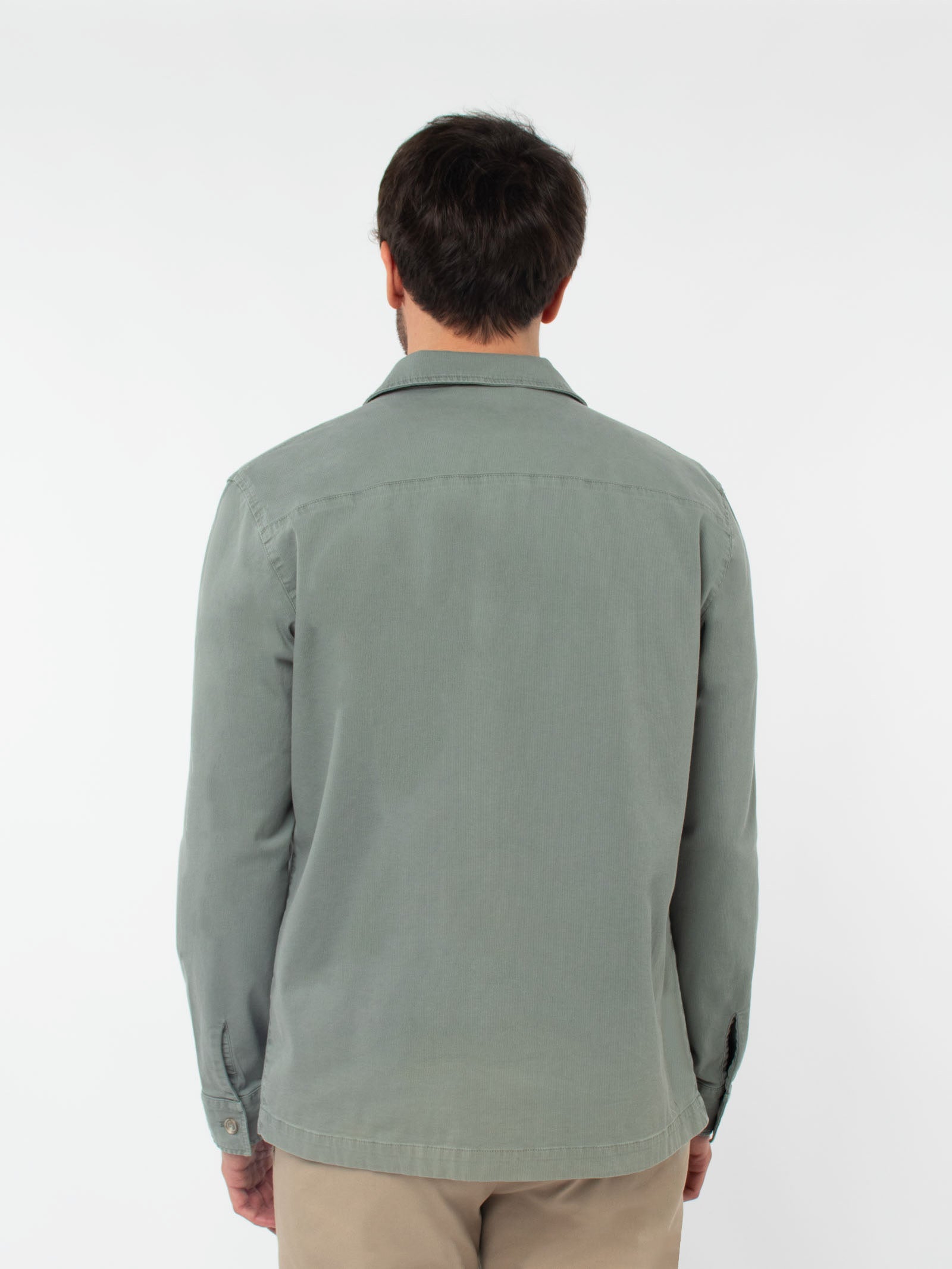 Sobrecamisa micro-espiga slim fit