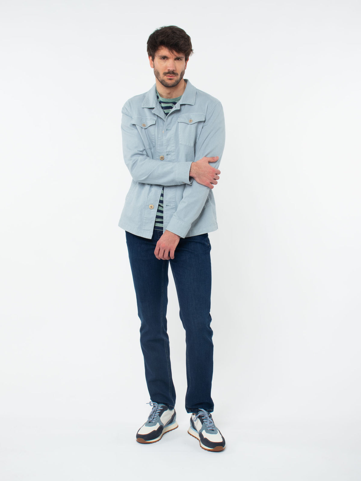 Sobrecamisa sarga