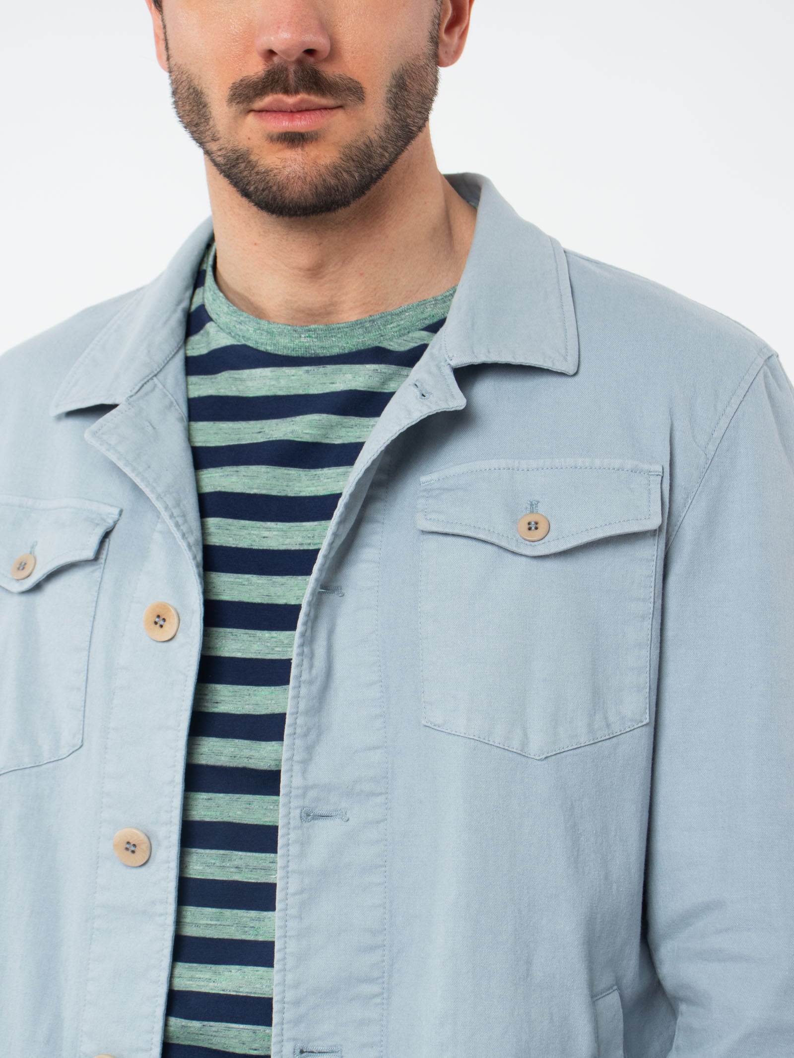 Sobrecamisa sarga