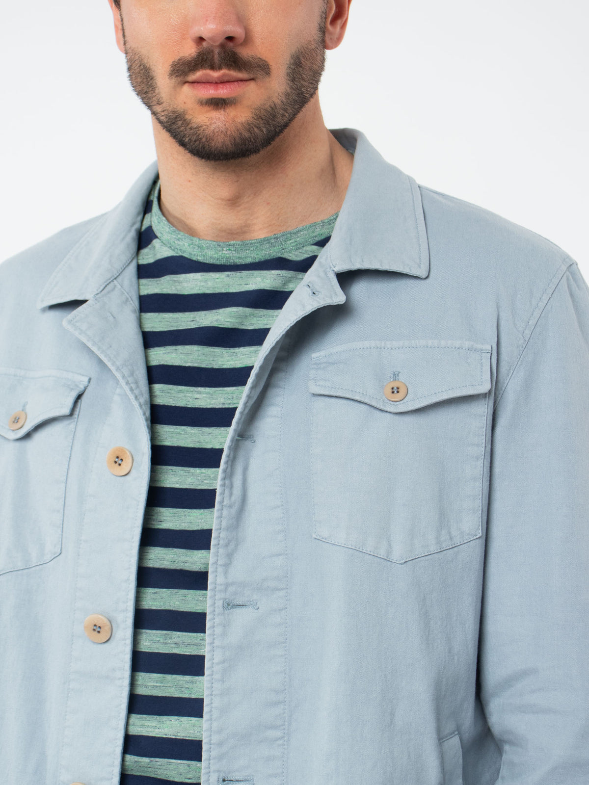 Sobrecamisa sarga