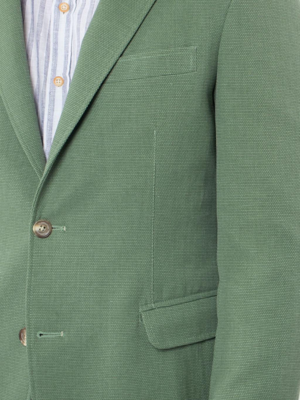 Blazer algodón-lino estructura