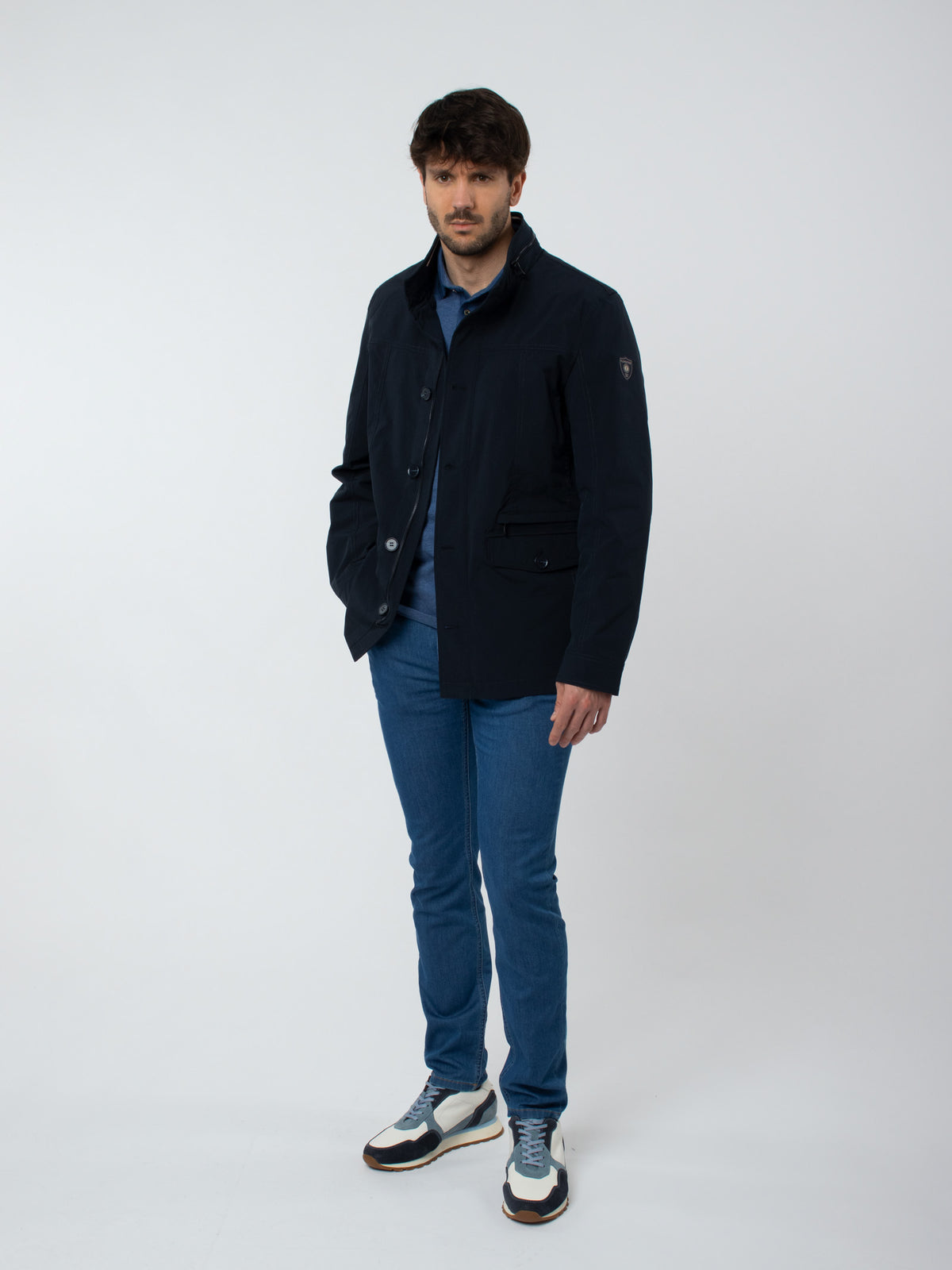 Technical parka with details