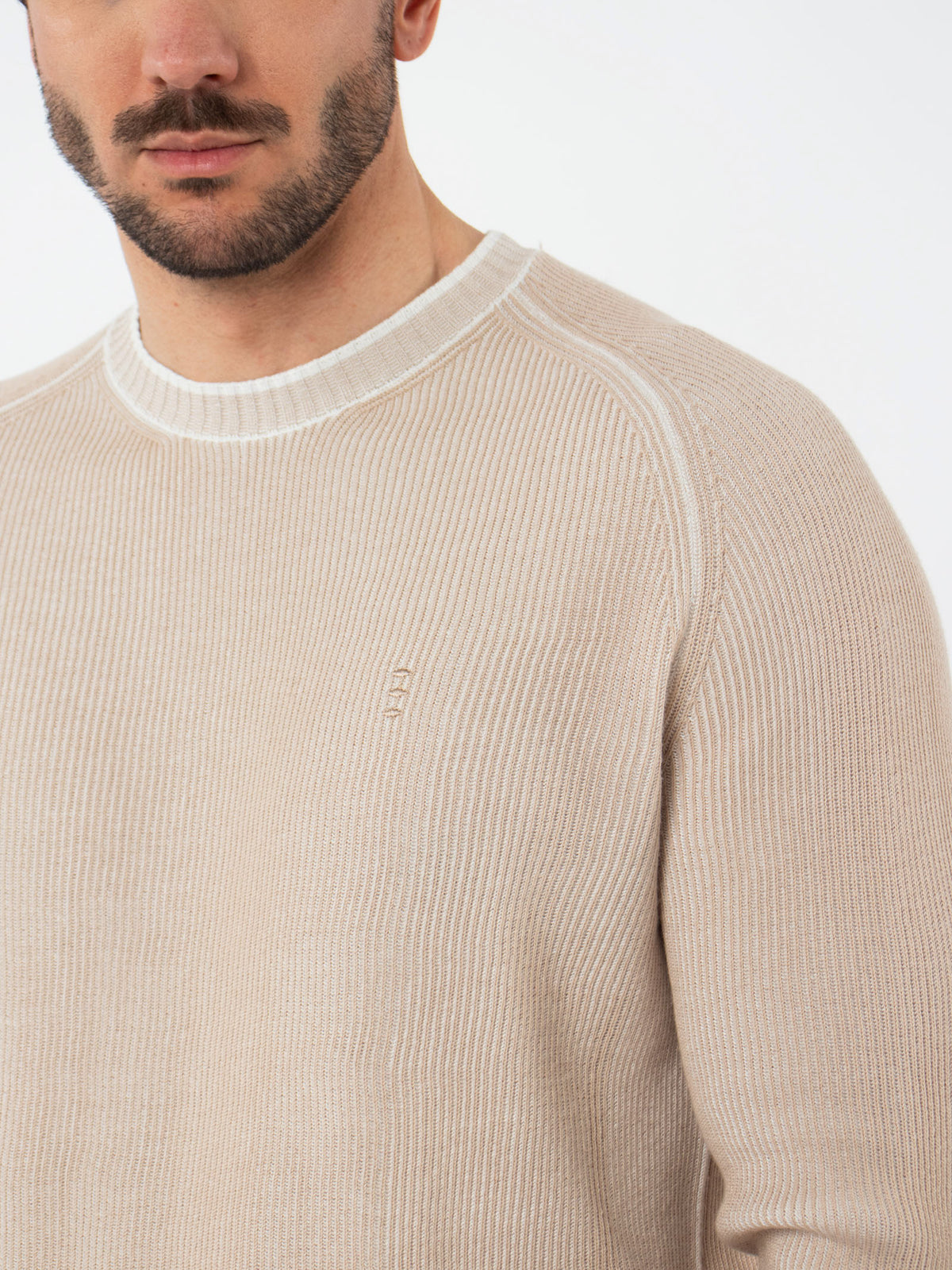 Structured-knit sweater