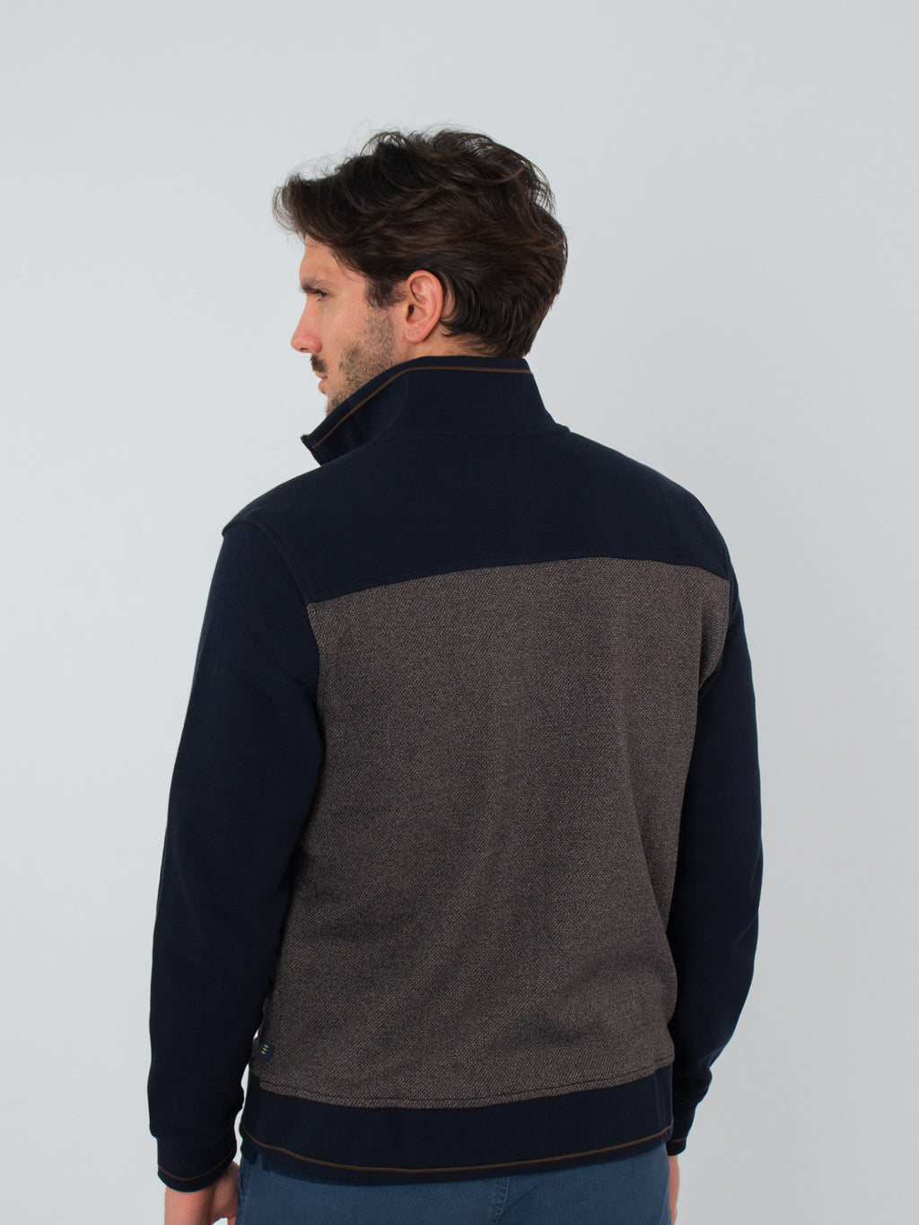 Chaqueta soft combinada
