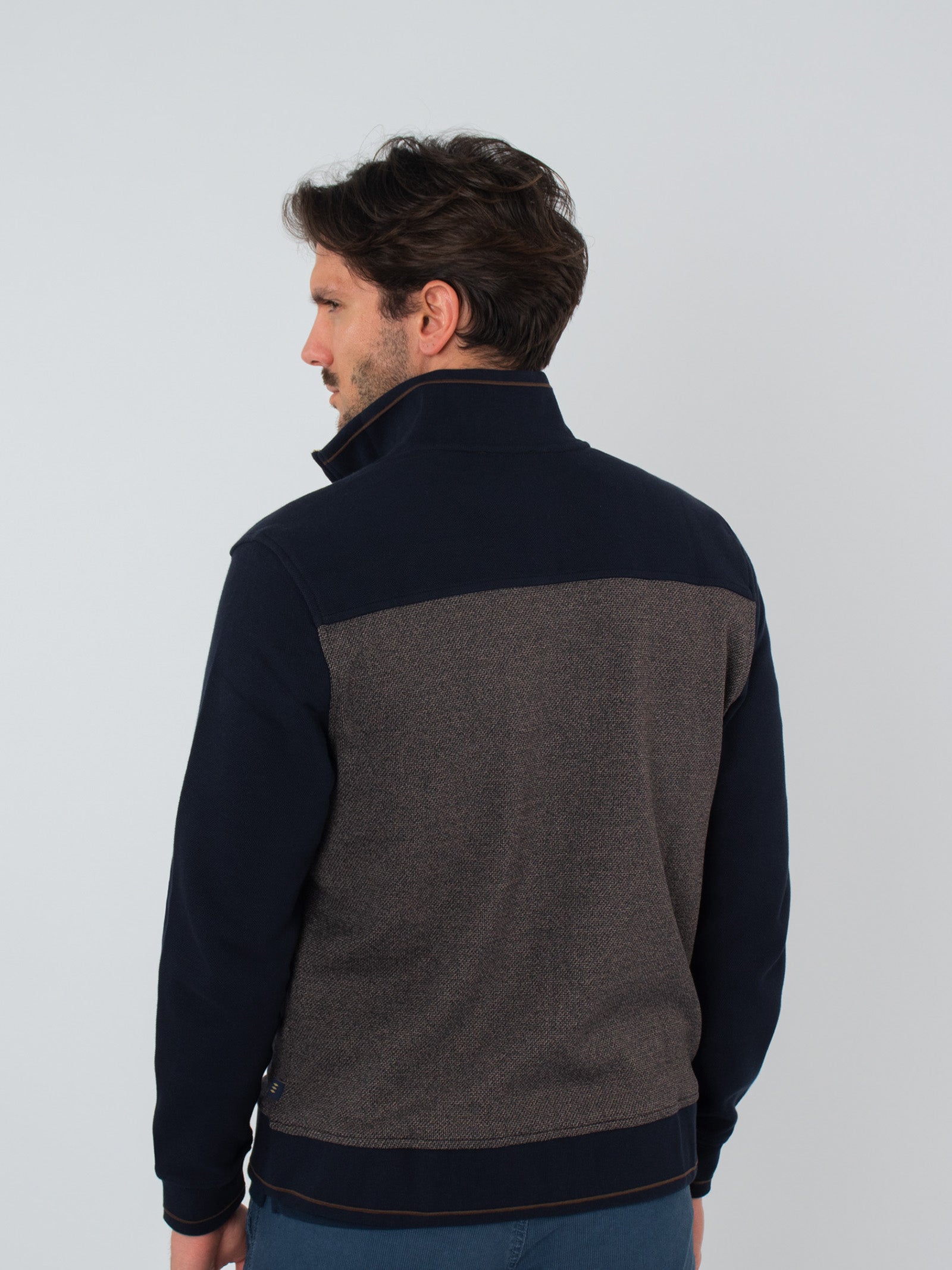 Chaqueta soft combinada