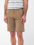 Micro-pattern regular fit shorts