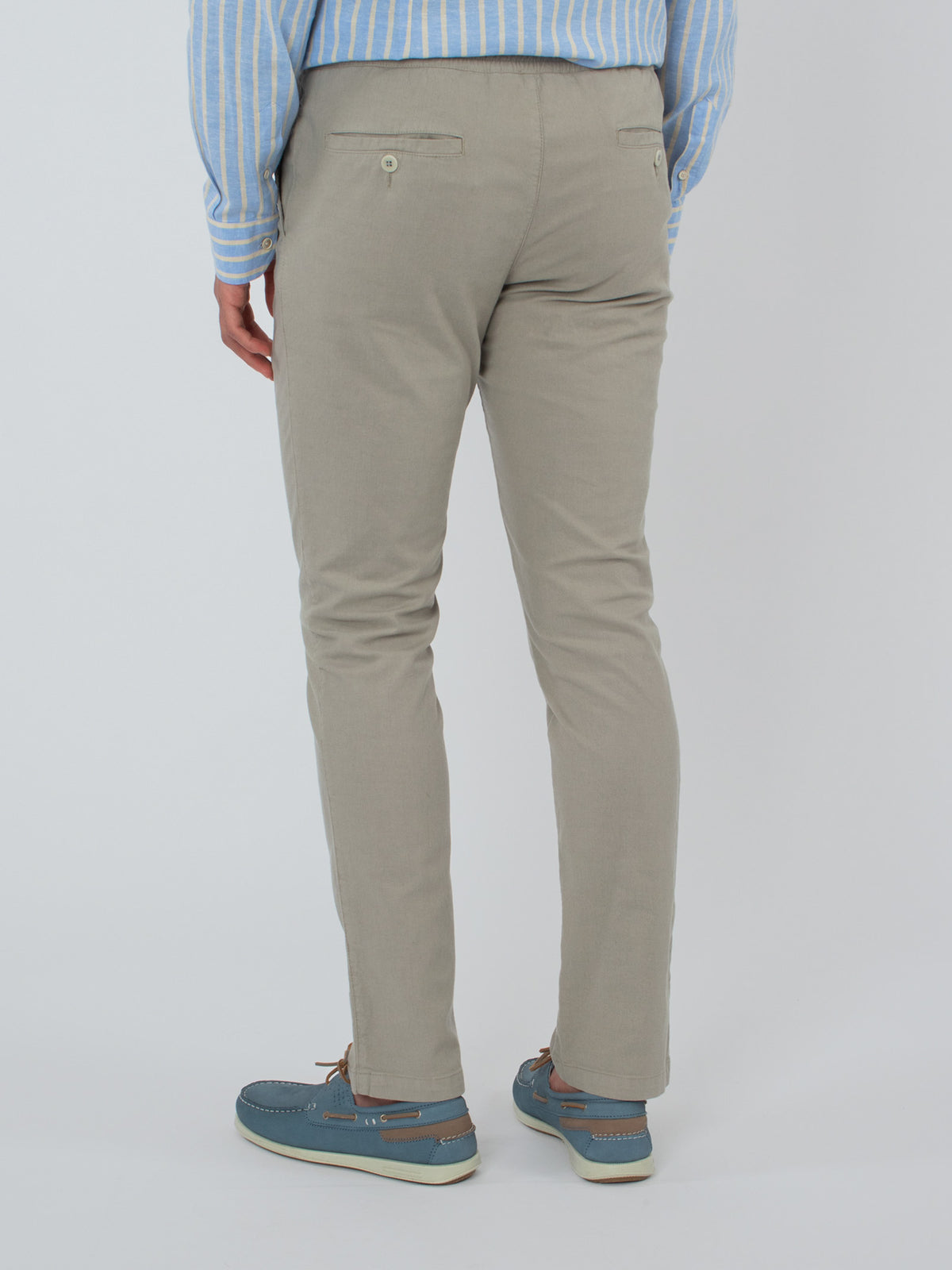 Slim fit twill joggers