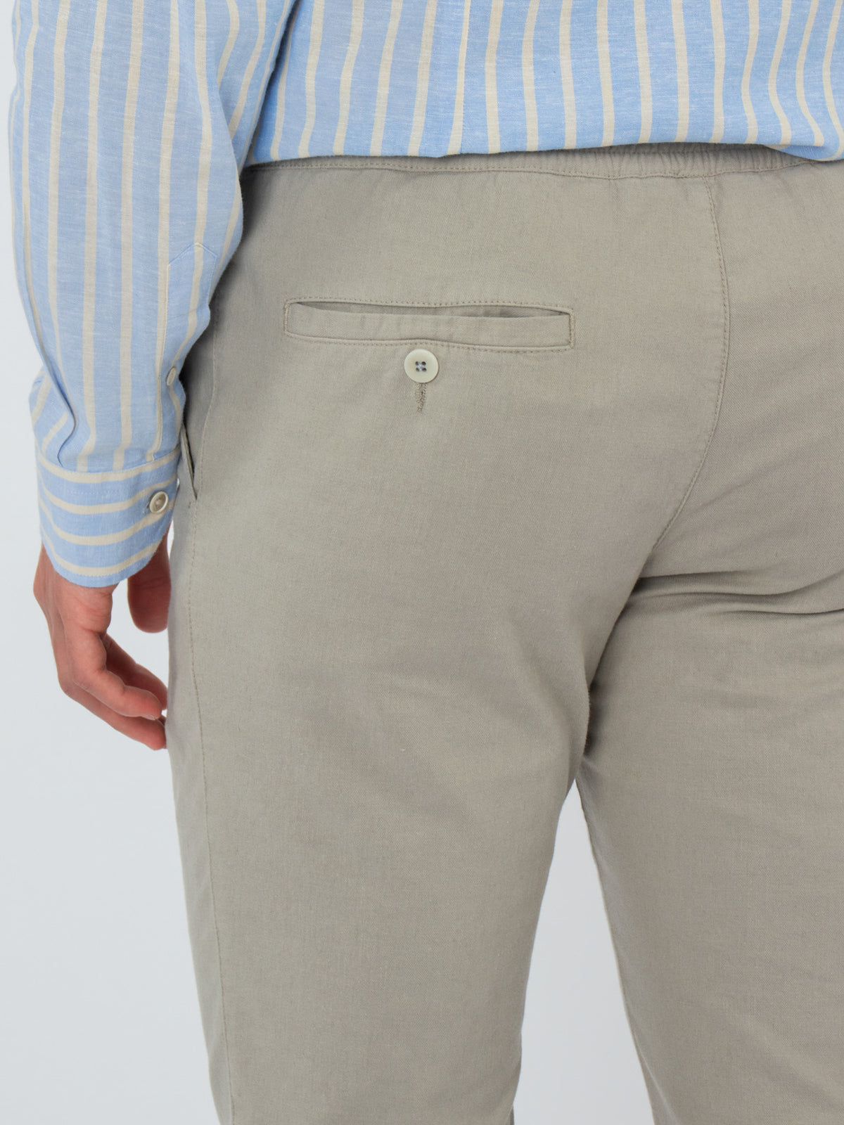 Slim fit twill joggers
