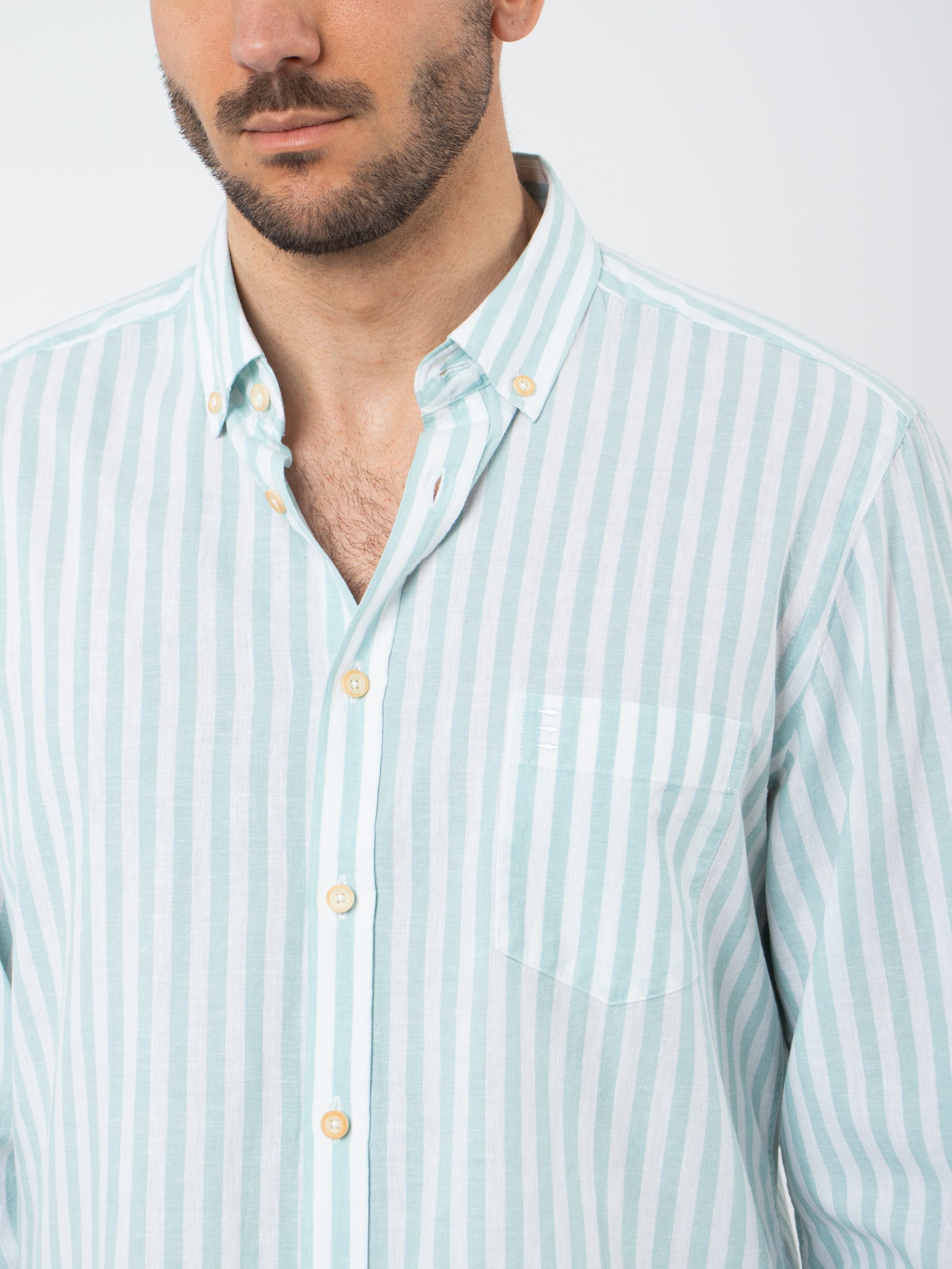 Camisa slim fit rayas