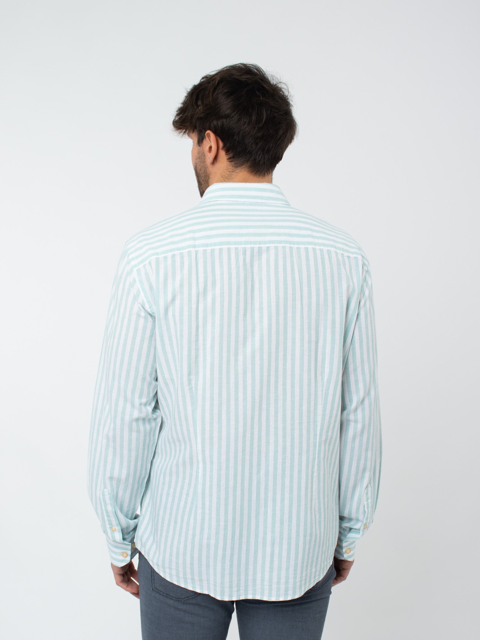 Camisa slim fit rayas