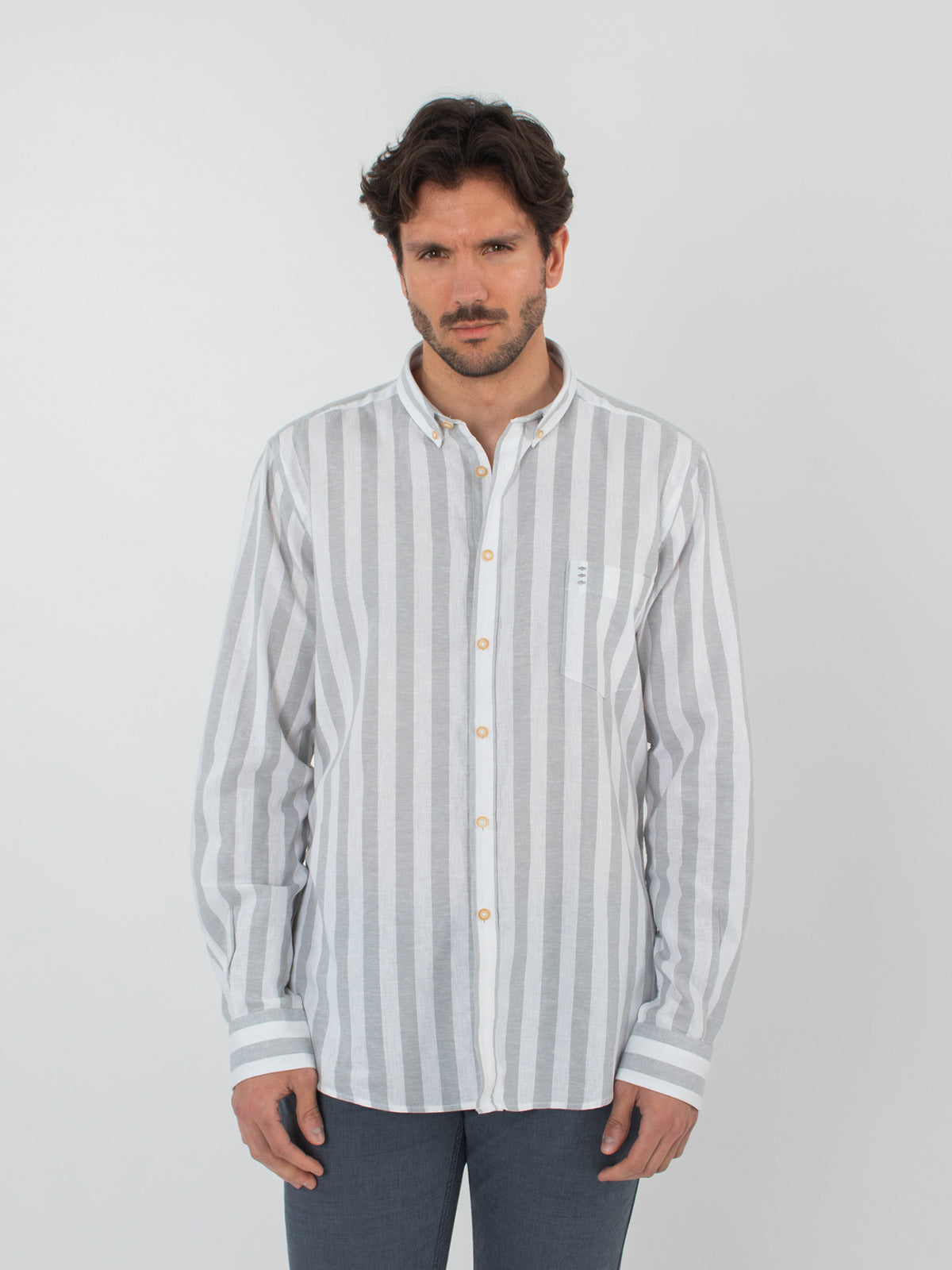 Camisa rayas slim fit