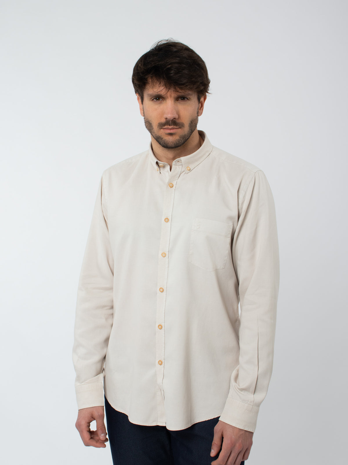 Camisa tintada slim fit