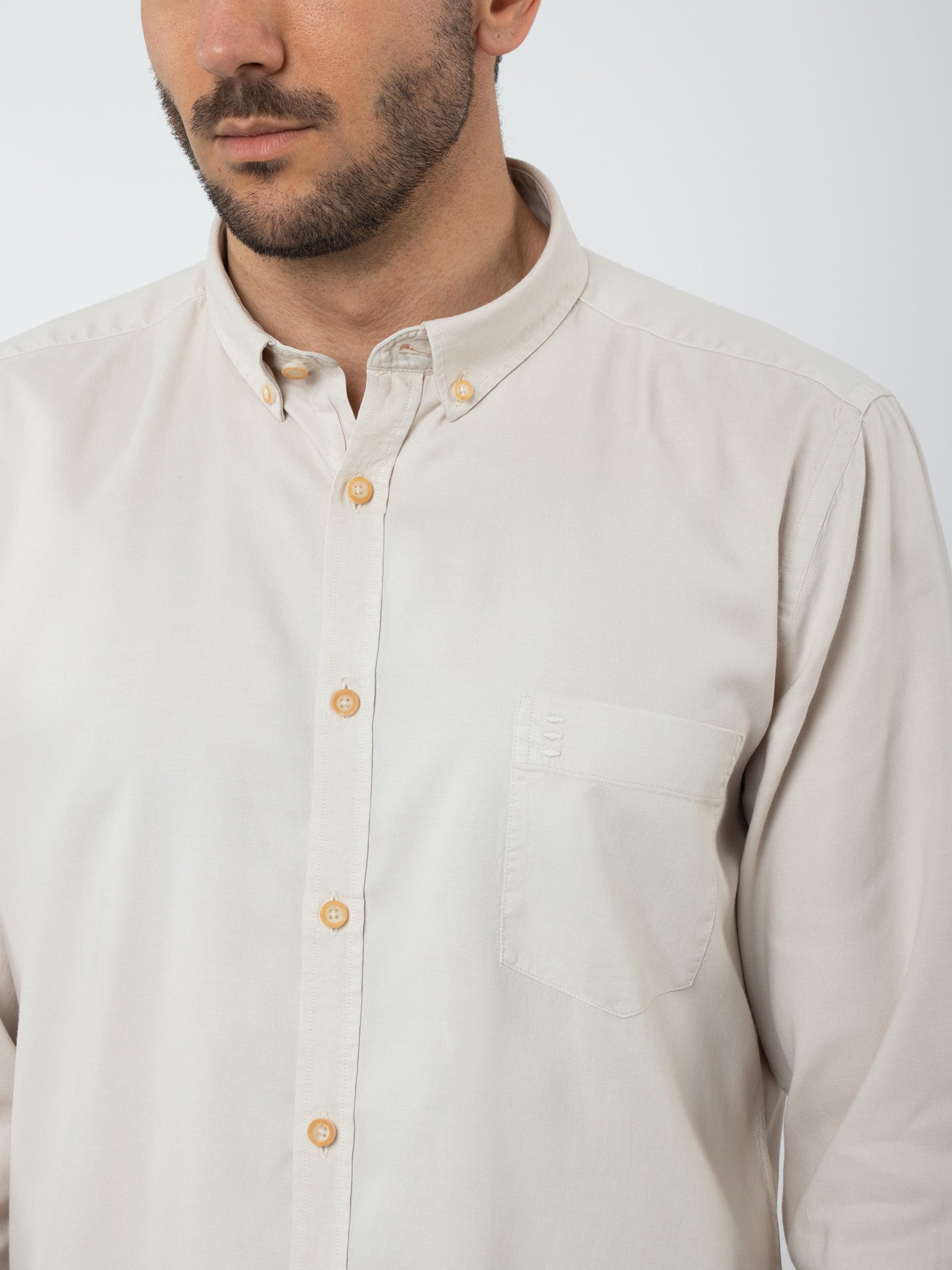 Camisa tintada slim fit