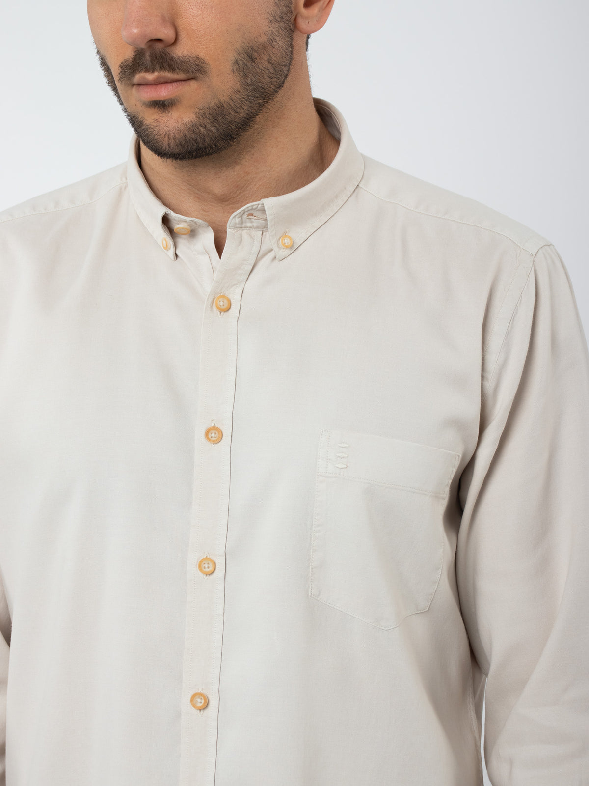 Camisa tintada slim fit