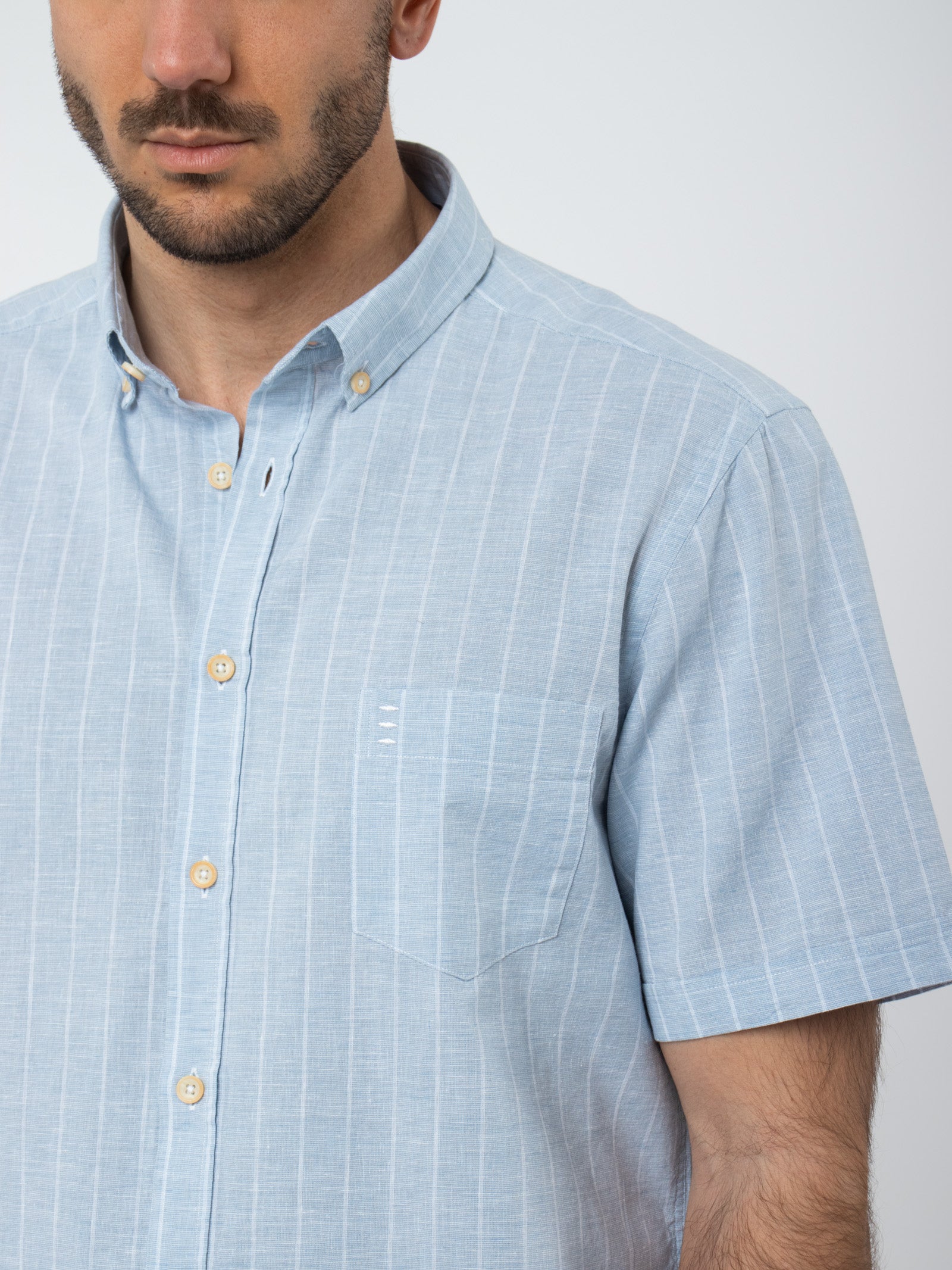 Camisa rayas regular fit