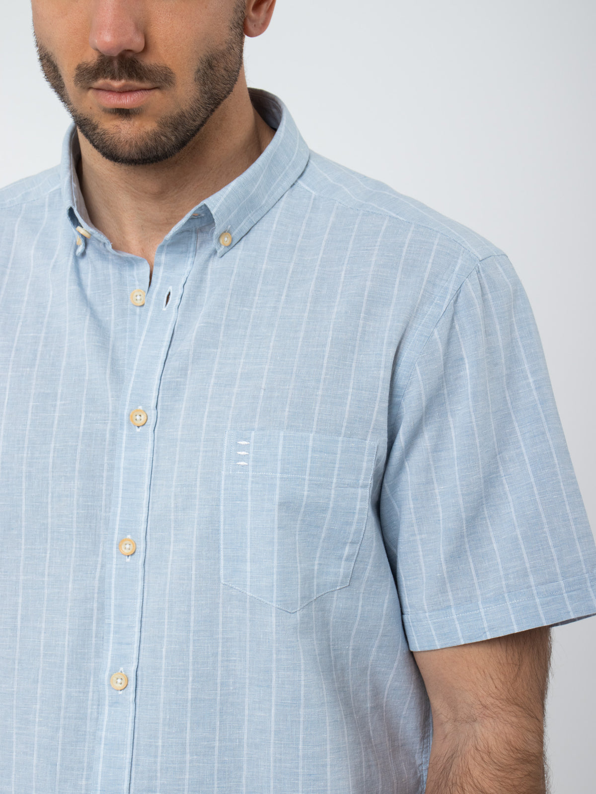 Regular fit striped shirt