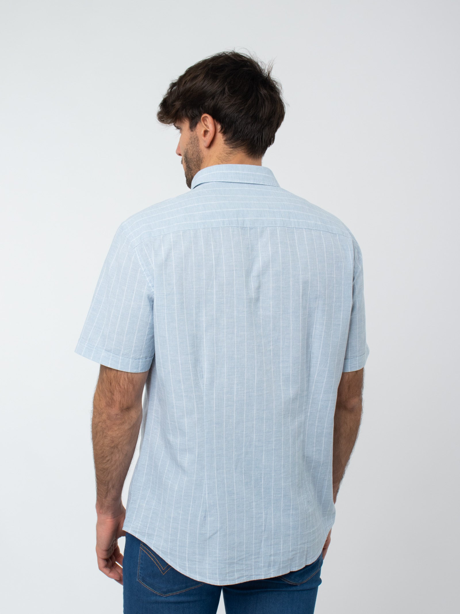 Camisa rayas regular fit