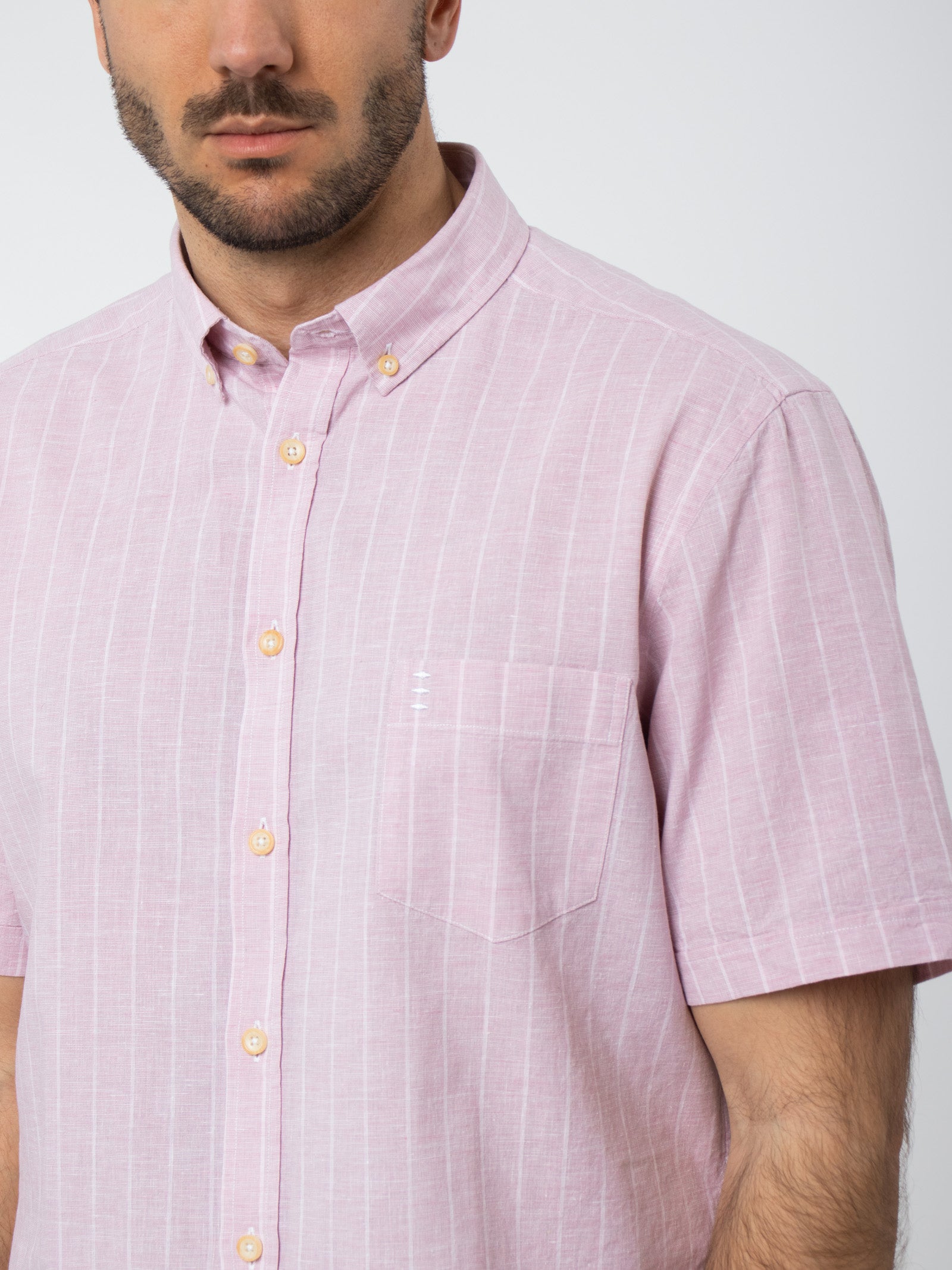 Camisa rayas regular fit