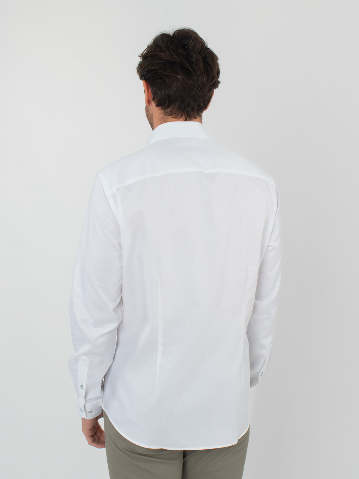 Camisa detalles contraste slim fit