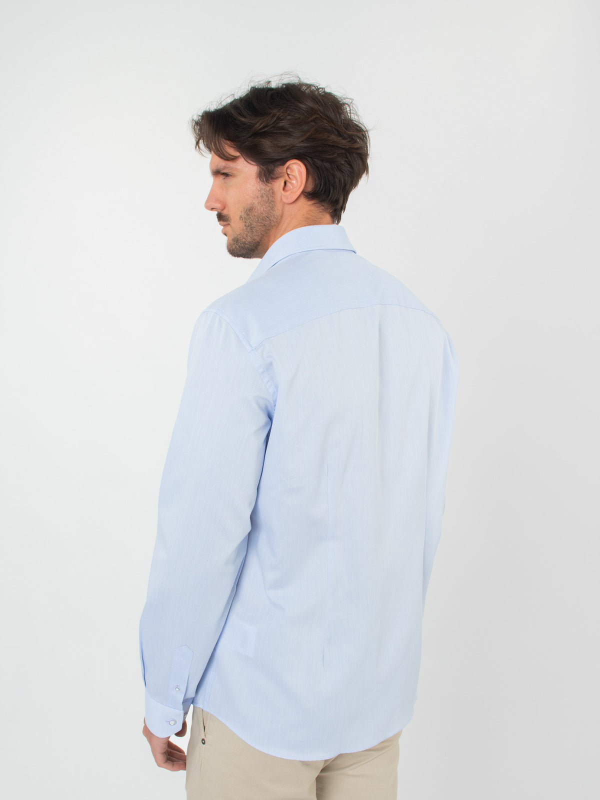 Regular fit micro-pattern shirt