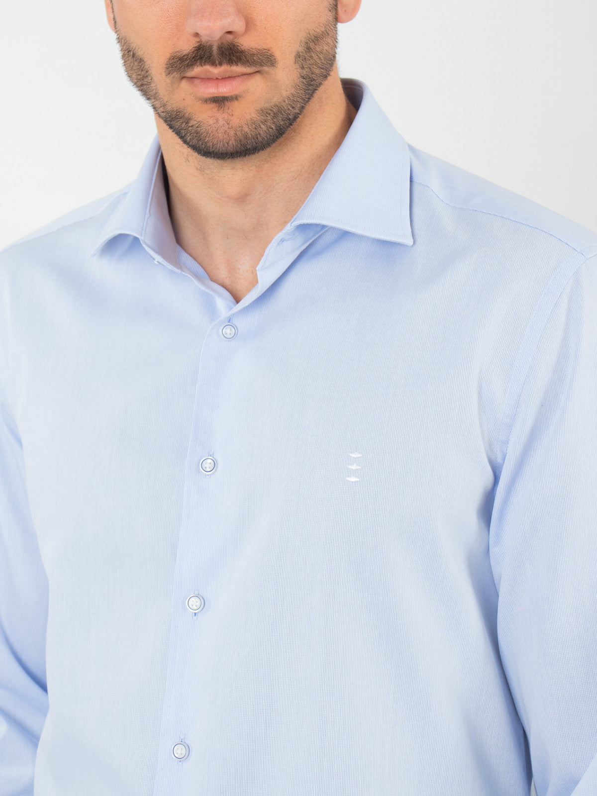 Regular fit micro-pattern shirt