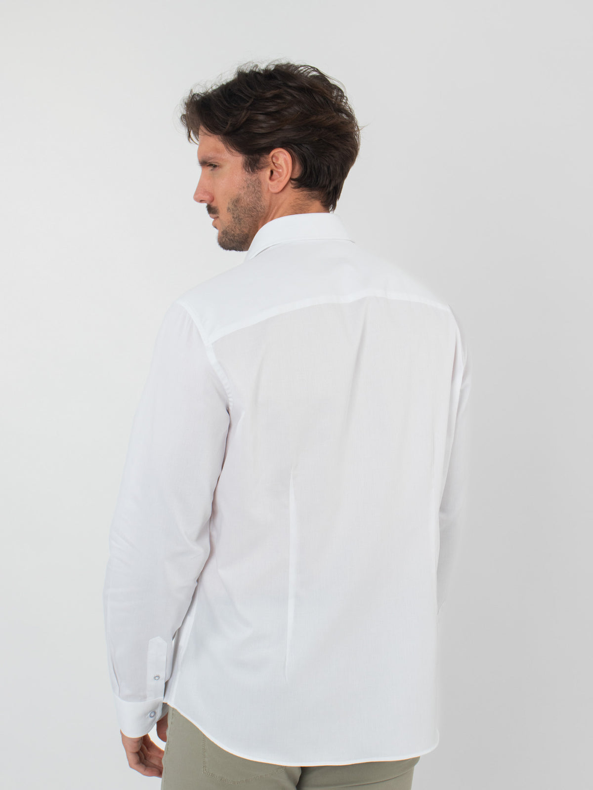 Regular fit micro-pattern shirt