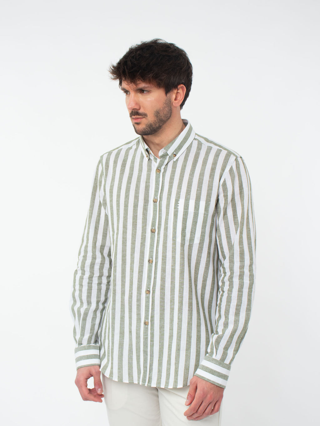 Camisa rayas slim fit