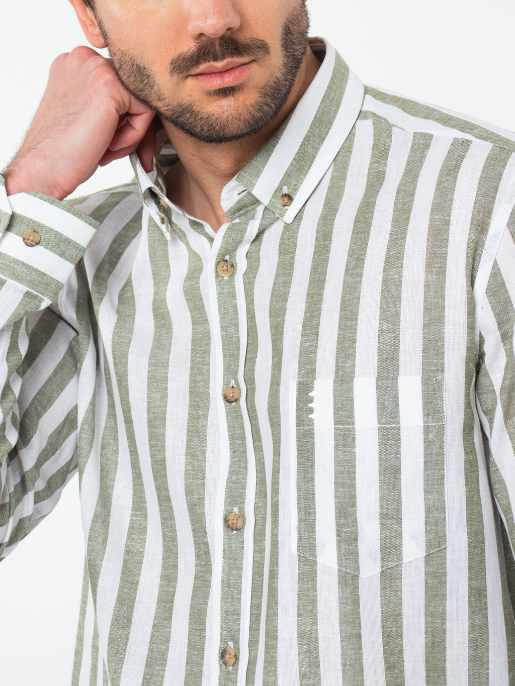 Camisa rayas slim fit
