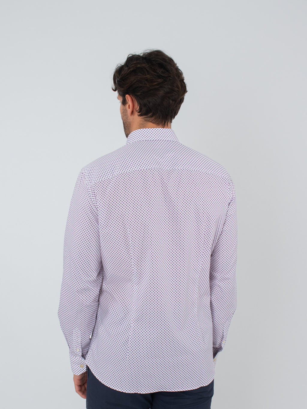 Camisa slim fit estampada