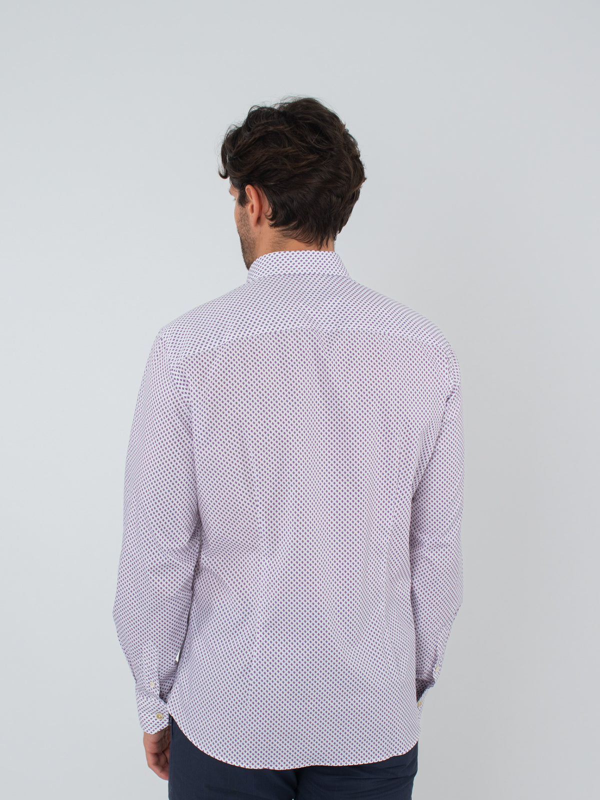 Printed slim fit shirt
