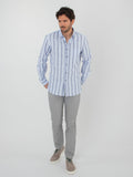 Striped slim fit shirt