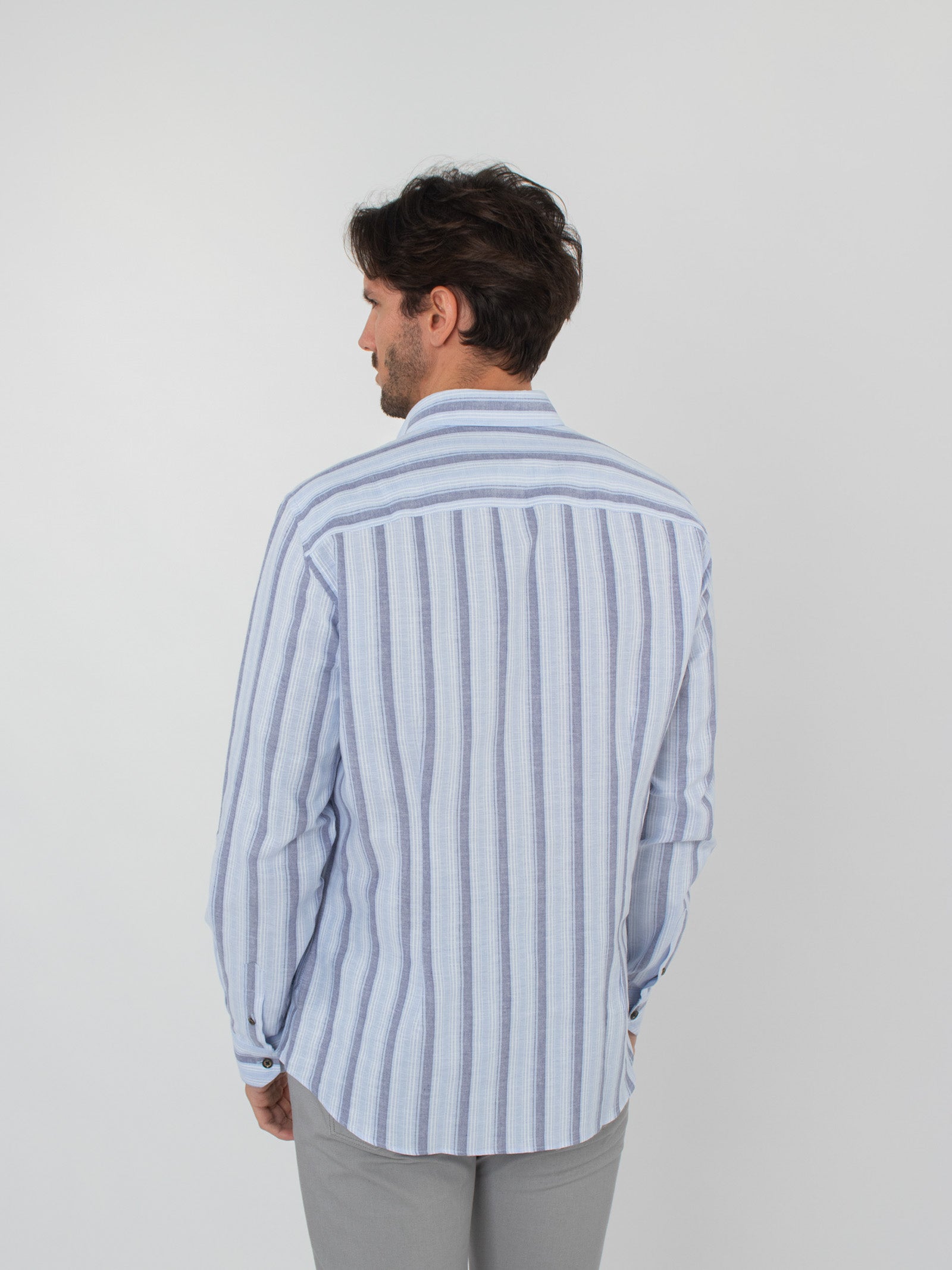 Camisa rayas slim fit