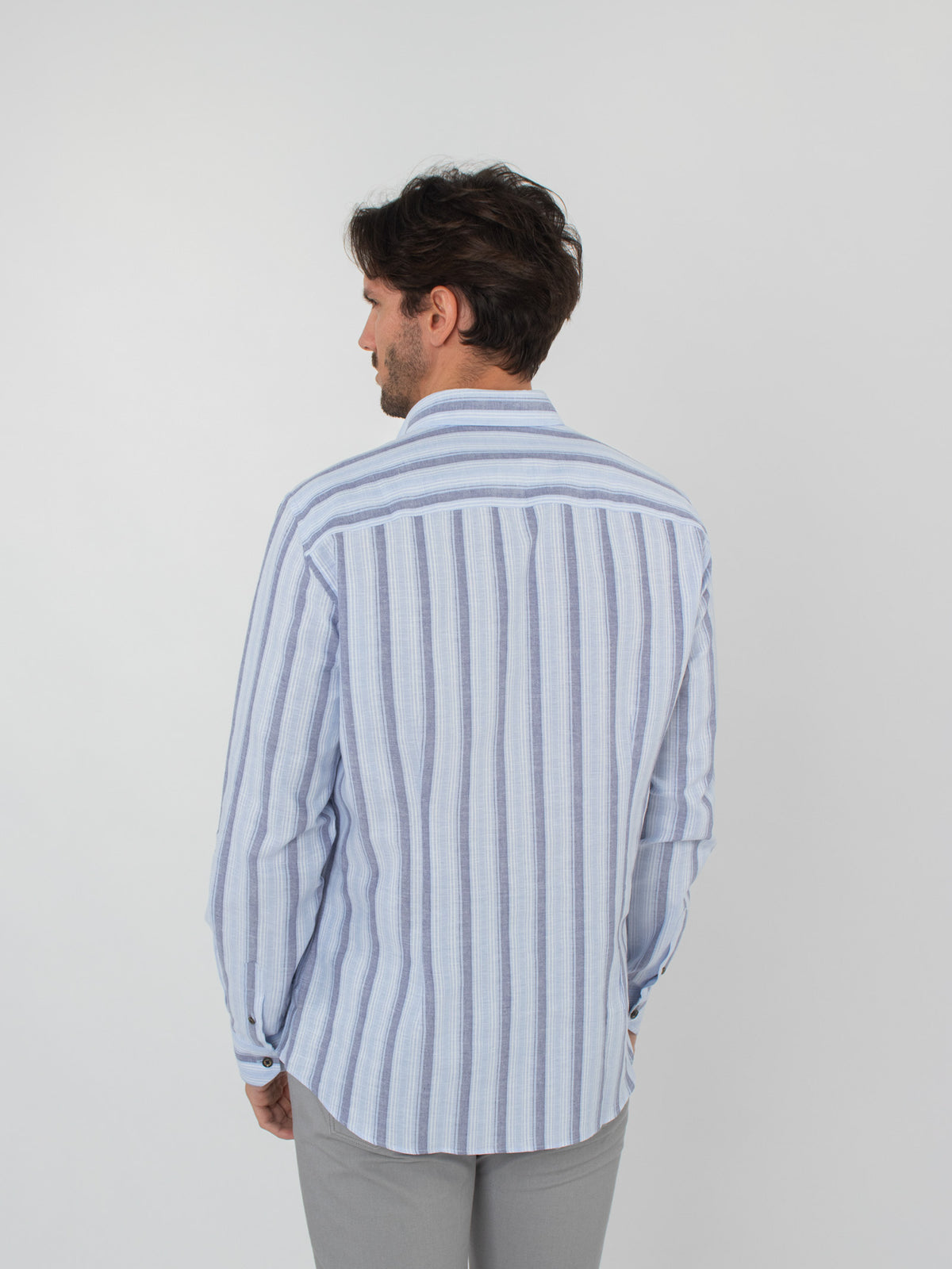Striped slim fit shirt