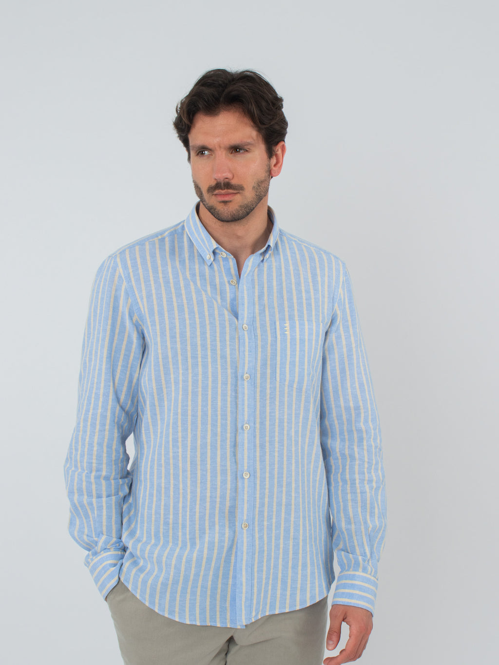 Camisa rayas slim fit