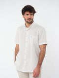 Regular fit shirt with micro-pattern
